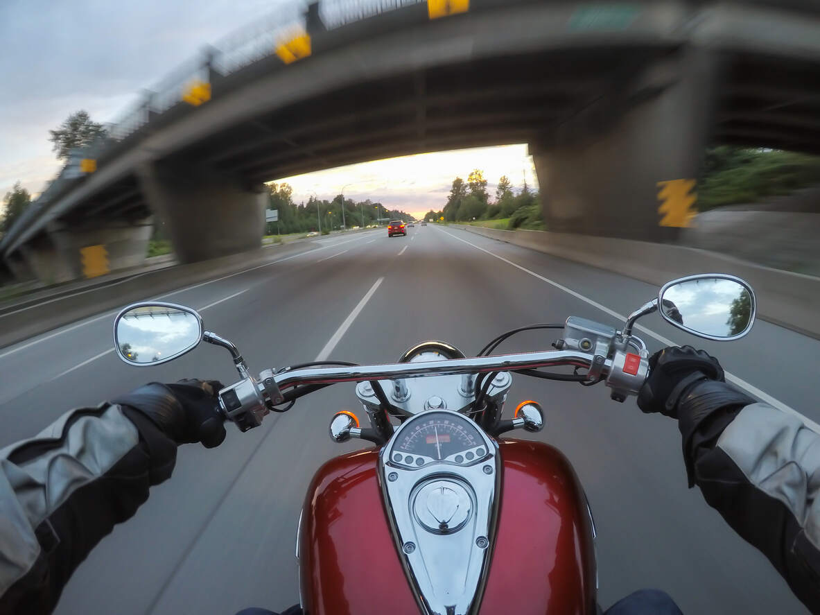 Lane-Splitting Motorcycle Accident